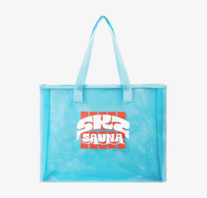 (Preorder) CLEAR MESH TOTE BAG / SKZ Sauna