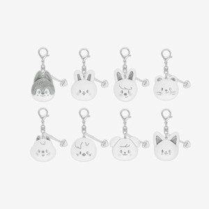 (PREORDER) Stray Kids dominATE: celebrATE SKZOO FACE KEYRING SILVER Ver.