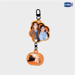 CAT FOR CASH ACRYLIC KEYCHAIN