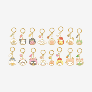 (PREORDER) STRAY KIDS SKZOO X SANRIO CHARACTERS METAL KEYRING